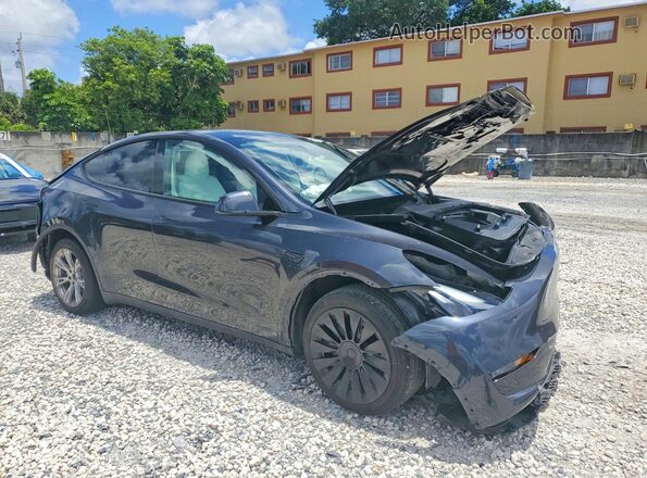 7SAYGDED1RF034256 2024 TESLA MODEL Black Передня права чверть