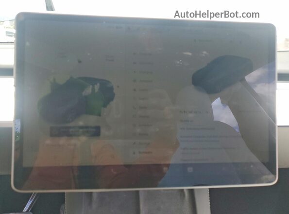 7SAYGDED1RF034256 2024 TESLA MODEL Black Вид щитка приладів