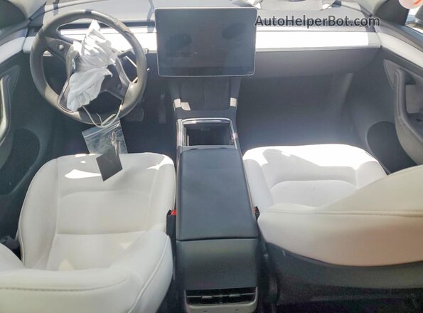 7SAYGDED1RF034256 2024 TESLA MODEL Black Вид панелі приладів