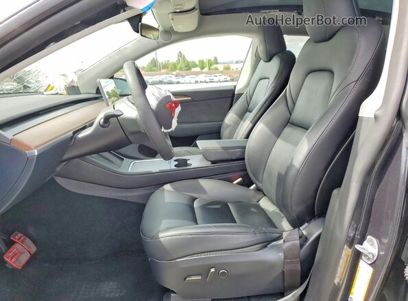 7SAYGDED1RF117797 2024 TESLA MODEL Charcoal წინა სალონის ხედი