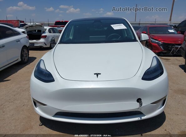 7SAYGDED2RF087175 2024 TESLA MODEL Y White Սարքավորումների վահանակի տեսք