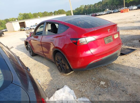 7SAYGDED2RF110387 2024 TESLA MODEL Y Red Հետևի ձախ