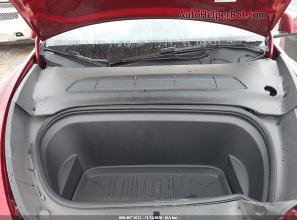 7SAYGDED2RF110387 2024 TESLA MODEL Y Red Հետևի տեսք
