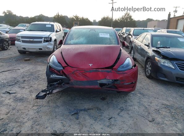 7SAYGDED2RF110387 2024 TESLA MODEL Y Red Սարքավորումների վահանակի տեսք