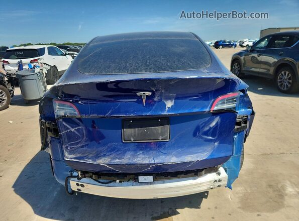 7SAYGDED2RF155667 2024 TESLA MODEL Blue Widok z tyłu