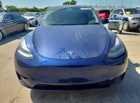 7SAYGDED2RF155667 2024 TESLA MODEL Blue Widok z przodu