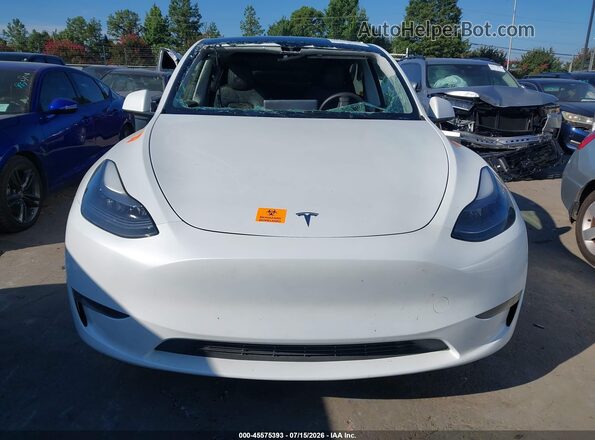7SAYGDED2SA339431 2025 TESLA MODEL Y Белый Вид панели приборов
