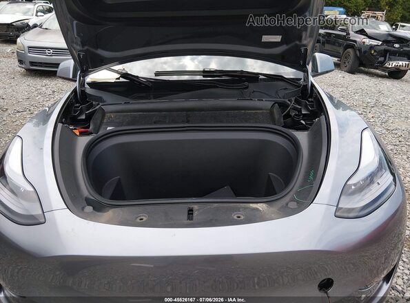 7SAYGDED2SA372543 2025 TESLA MODEL Y Серебряный Вид сзади