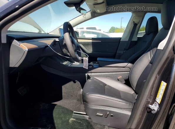 7SAYGDED2SF259629 2025 TESLA MODEL Gray Вид салону спереду