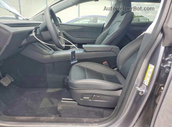 7SAYGDED2TF525166 2026 TESLA MODEL Charcoal Front interior view