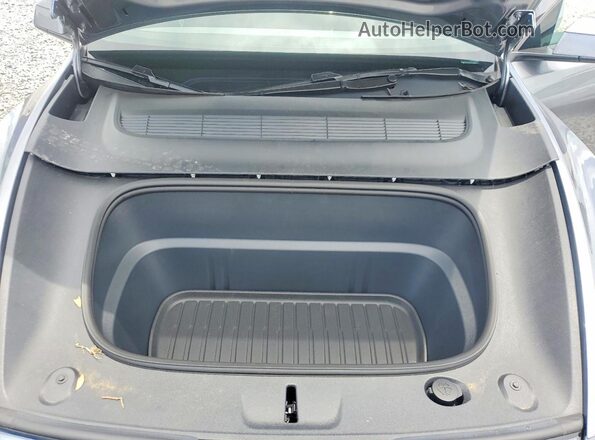 7SAYGDED2TF525166 2026 TESLA MODEL Charcoal Rear interior view