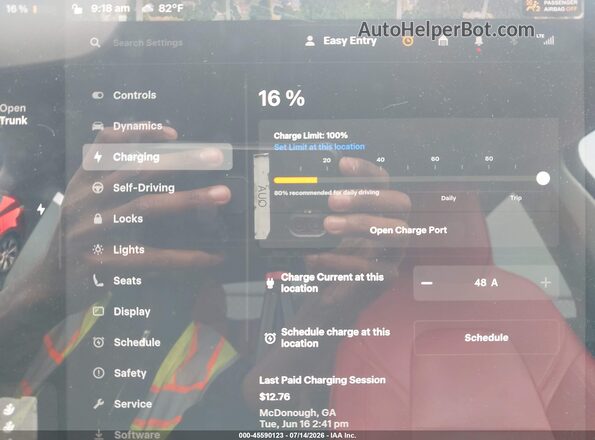 7SAYGDED3PF939871 2023 TESLA MODEL Y Gray 