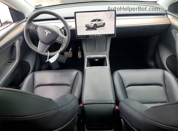 7SAYGDED3RF167567 2024 TESLA MODEL White წინა პანელის ხედი