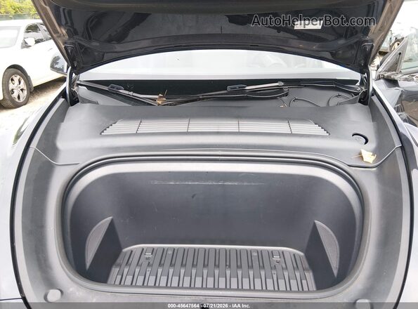7SAYGDED3SF223481 2025 TESLA MODEL Y Gray Widok z tyłu