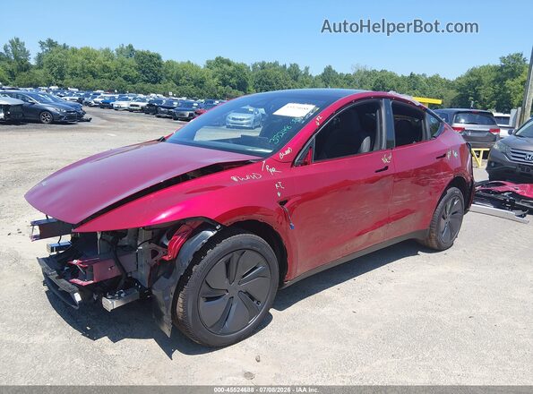 7SAYGDED3TA676191 2026 TESLA MODEL Y Красный Передняя левая четверть