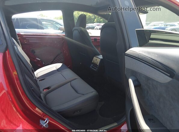 7SAYGDED3TA676191 2026 TESLA MODEL Y Красный Вид наклейки с VIN-кодом