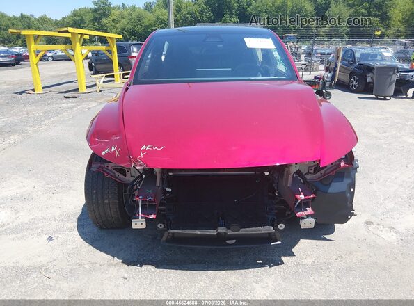 7SAYGDED3TA676191 2026 TESLA MODEL Y Красный Вид задней части салона