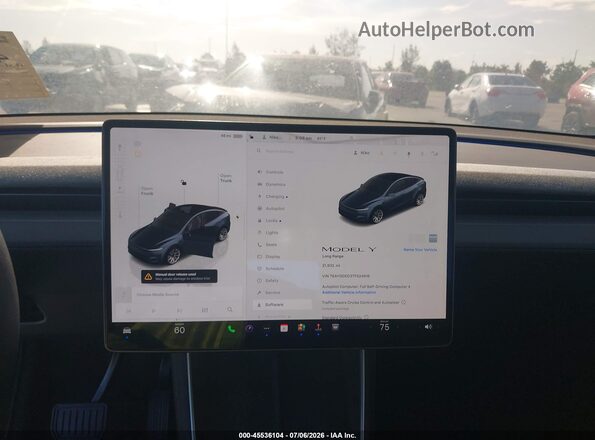 7SAYGDED3TF524916 2026 TESLA MODEL Y Серый 