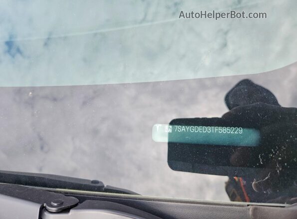 7SAYGDED3TF585229 2026 TESLA MODEL Gray Շարժիչի բաժամունքի տեսք