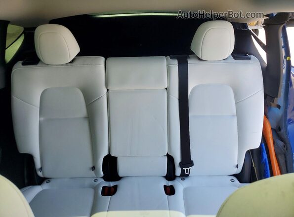 7SAYGDED4SF278781 2025 TESLA MODEL Blue Вид задніх сидінь