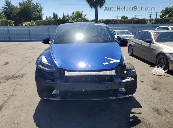 7SAYGDED4SF278781 2025 TESLA MODEL Blue Вид спереду