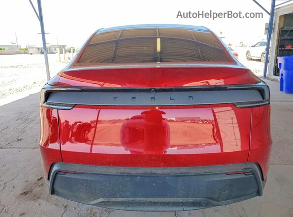 7SAYGDED4TA459121 2026 TESLA MODEL Red უკანა ხედი