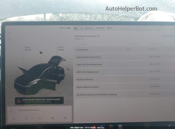 7SAYGDED4TA471480 2026 TESLA MODEL Y Серый Вид задних сидений