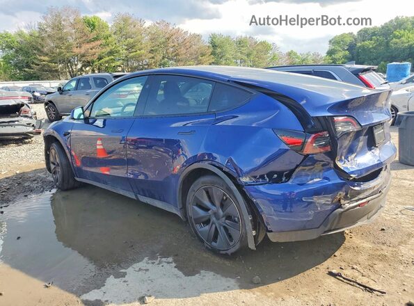 7SAYGDED5SA372763 2025 TESLA MODEL Blue Trasero izquierdo