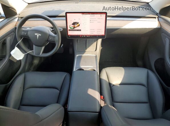 7SAYGDED5SA372763 2025 TESLA MODEL Blue Vista del salpicadero