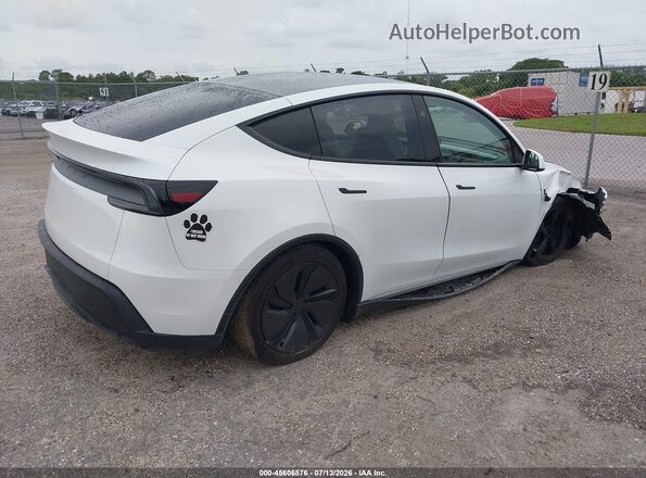 7SAYGDED5TF531026 2026 TESLA MODEL Y White Задня права чверть