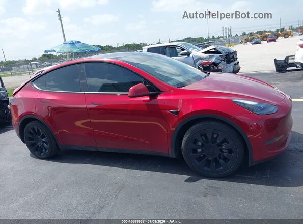 7SAYGDED6RF155977 2024 TESLA MODEL Y Красный Вид щитка приборов