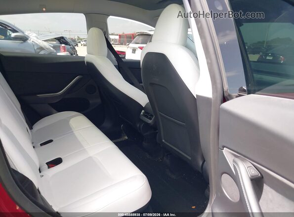 7SAYGDED6RF155977 2024 TESLA MODEL Y Красный Вид наклейки с VIN-кодом