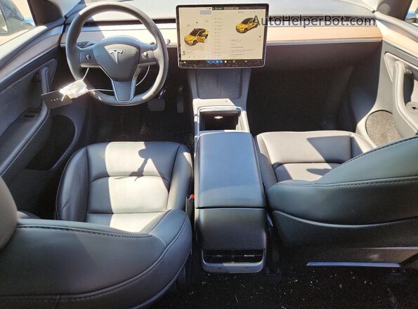 7SAYGDED6RF211836 2024 TESLA MODEL Charcoal წინა პანელის ხედი