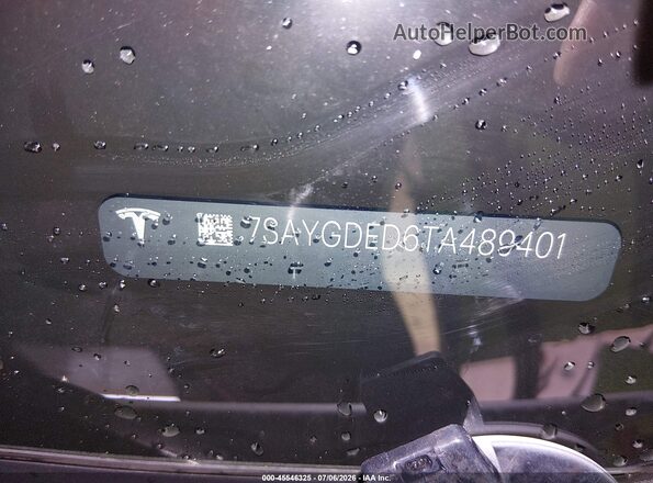 7SAYGDED6TA489401 2026 TESLA MODEL Y Белый Вид подкапотного пространства