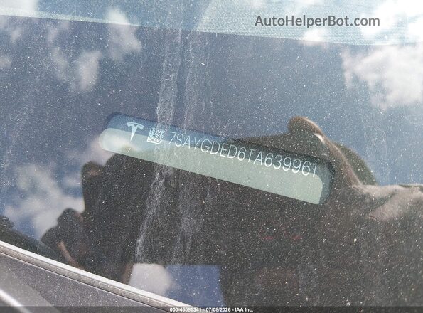 7SAYGDED6TA639961 2026 TESLA MODEL Y Черный 