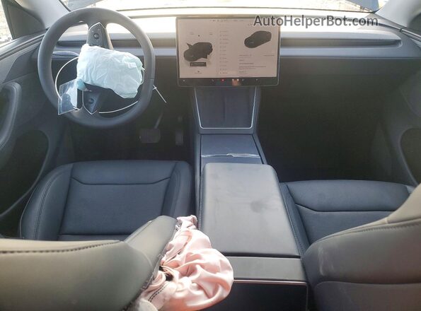 7SAYGDED6TF394811 2026 TESLA MODEL Black Вид панелі приладів