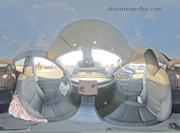 7SAYGDED6TF394811 2026 TESLA MODEL Black Панорамний вид салону 360°