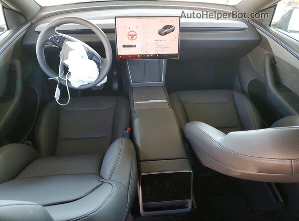 7SAYGDED6TF583409 2026 TESLA MODEL Gray წინა პანელის ხედი