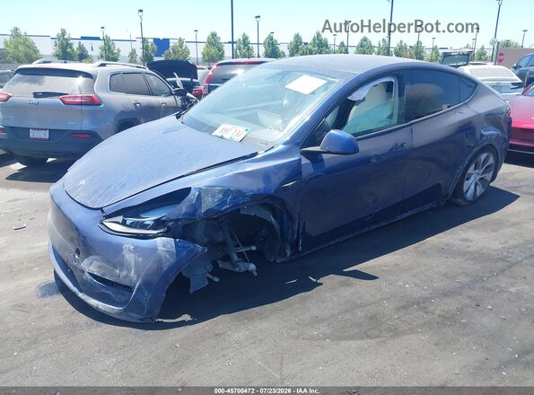 7SAYGDED7PF955961 2023 TESLA MODEL Y Blue Front left