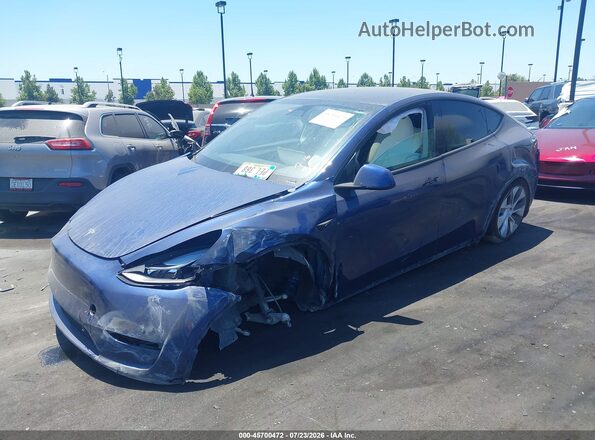 7SAYGDED7PF955961 2023 TESLA MODEL Y Blue Front view
