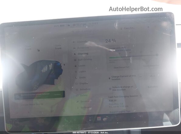 7SAYGDED7PF955961 2023 TESLA MODEL Y Blue 