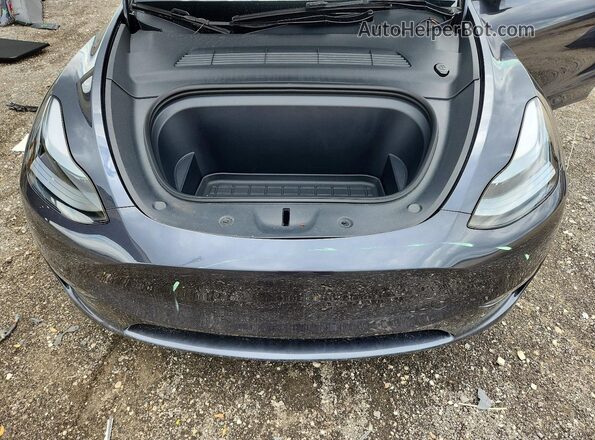 7SAYGDED7RA329696 2024 TESLA MODEL Gray Widok wnętrza z tyłu