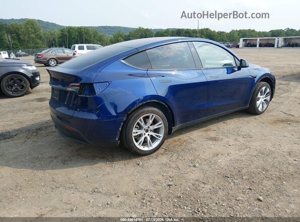 7SAYGDED7RF017154 2024 TESLA MODEL Y Blue Задня права чверть
