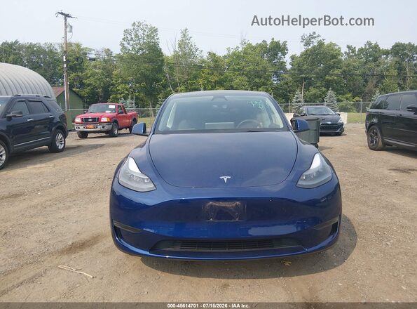 7SAYGDED7RF017154 2024 TESLA MODEL Y Blue Вид щитка приладів