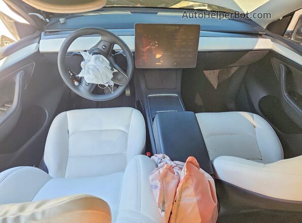 7SAYGDED7RF095045 2024 TESLA MODEL Черный Вид панели приборов