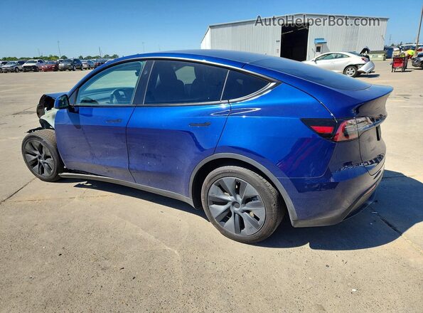 7SAYGDED7RF127122 2024 TESLA MODEL Blue Задня ліва чверть