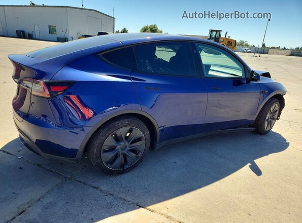 7SAYGDED7RF127122 2024 TESLA MODEL Blue Задня права чверть