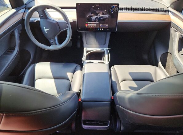 7SAYGDED7RF127122 2024 TESLA MODEL Blue Вид панелі приладів