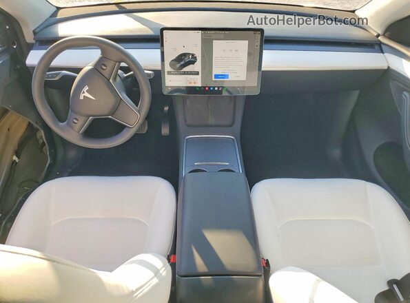 7SAYGDED7SA350991 2025 TESLA MODEL Black Вид панелі приладів