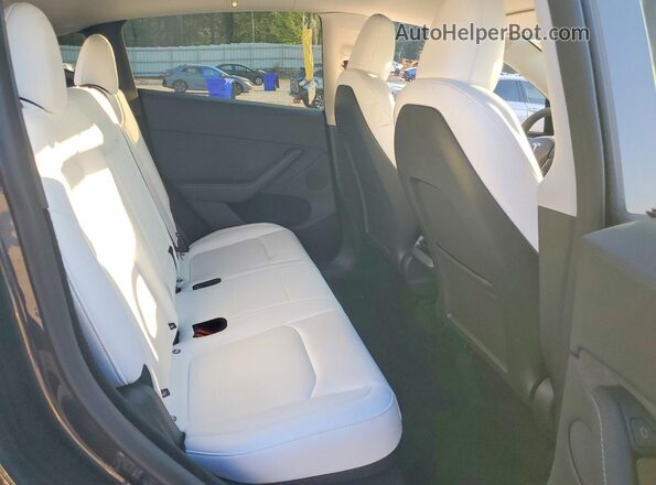 7SAYGDED7SA350991 2025 TESLA MODEL Black Вид задньої частини салону